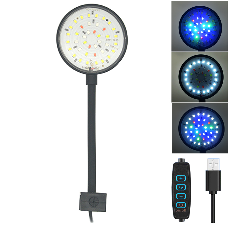 Aquarium Planted Tank Light - Lámpara LED USB para acuario, decoración