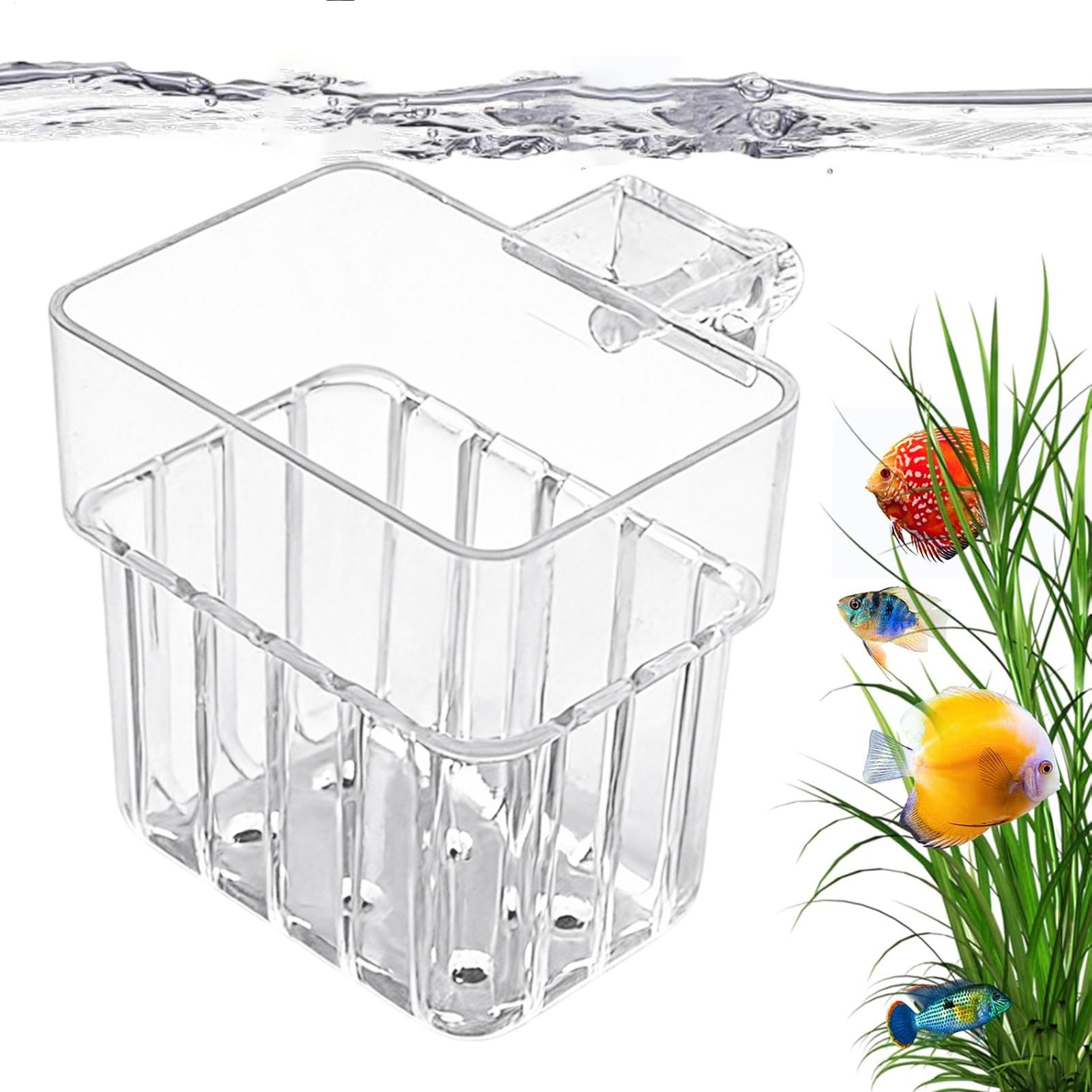 Aquarium Plant Holder - Maceta Transparente Colgante para Plantas de