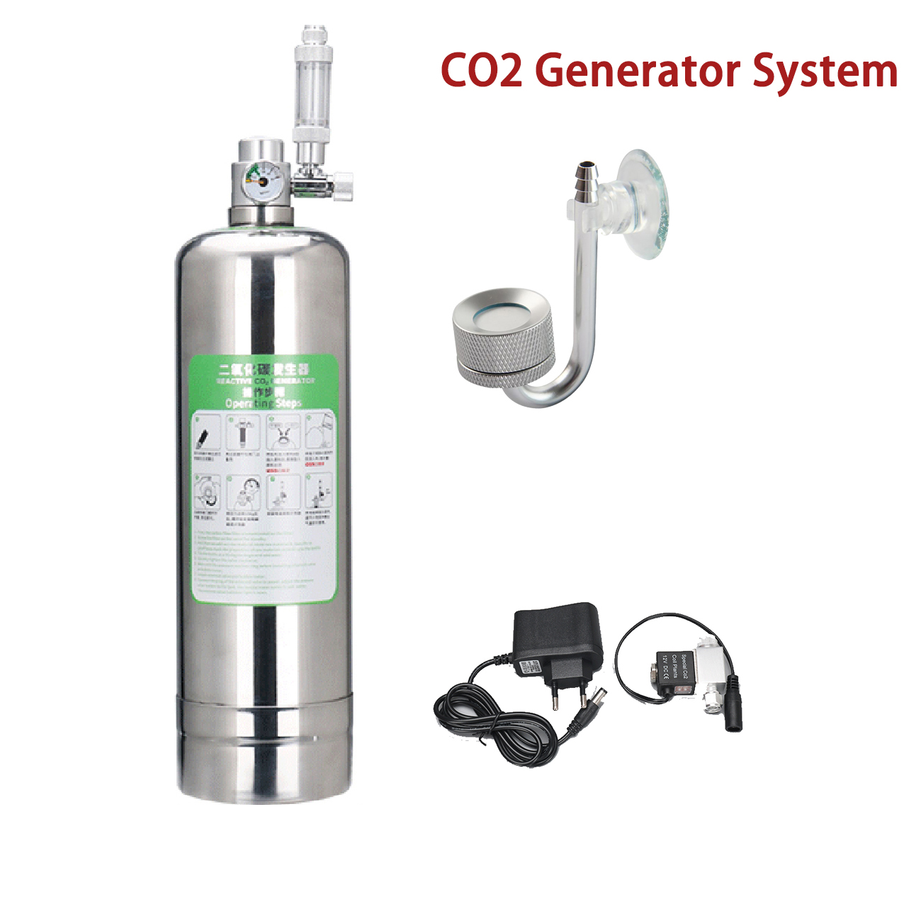 Planted Aquarium Parameters - Kit de sistema generador de CO2