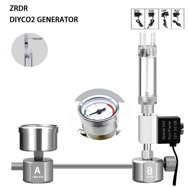 Planted Aquarium Parameters - Kit de sistema generador de CO2