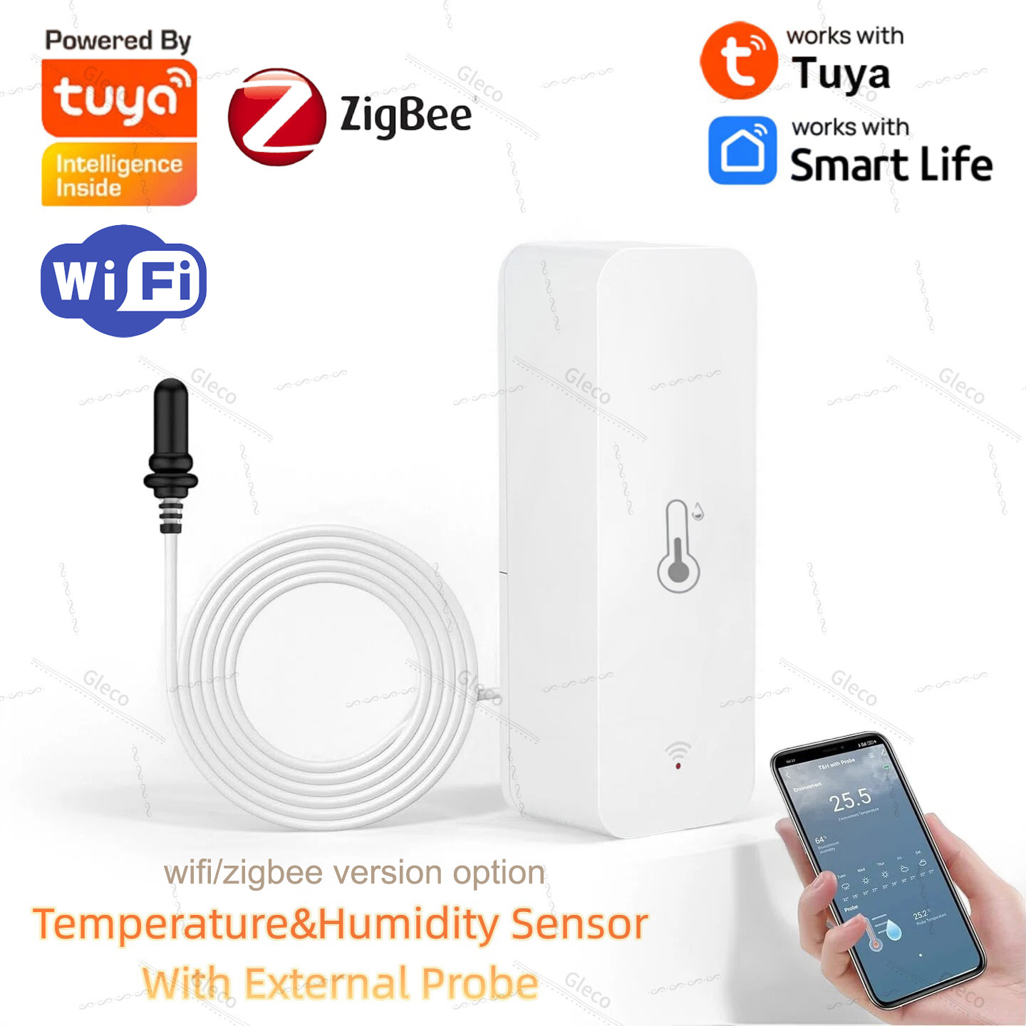 Aquarium Planting - Sensor de Temperatura y Humedad Tuya