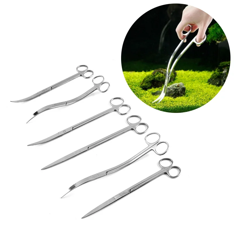 Aquarium Plant Holder - Herramientas de tijera para acuario, pinzas