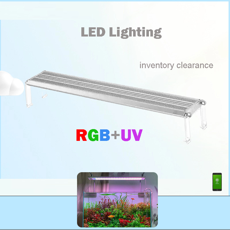 Planted Aquarium Uv Light - Iluminación Led 60cm 80cm 90cm RGB