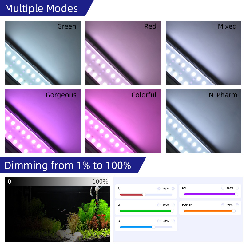 Lámpara LED Inteligente para A - Planted Aquarium Uv Light reseña y precio