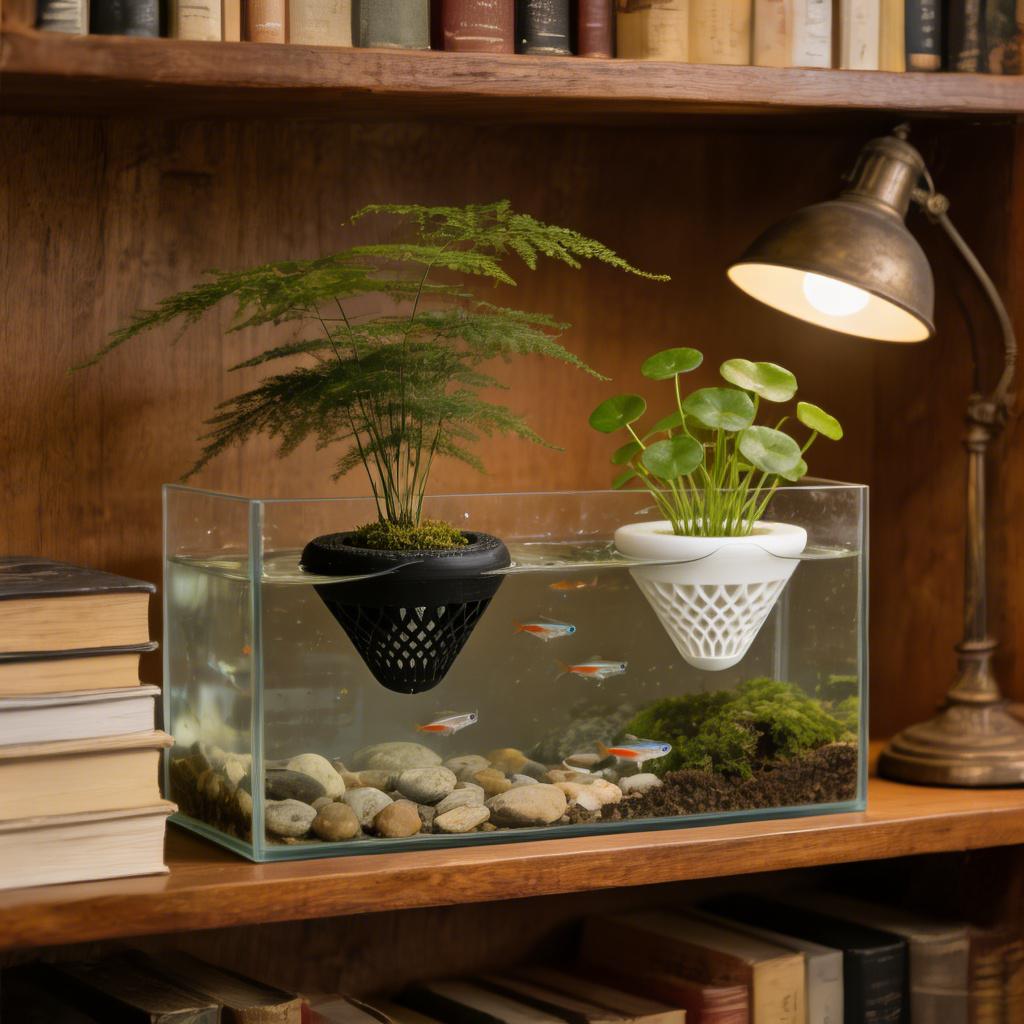 Soporte flotante para plantas  - Aquarium Plant Holder reseña y precio
