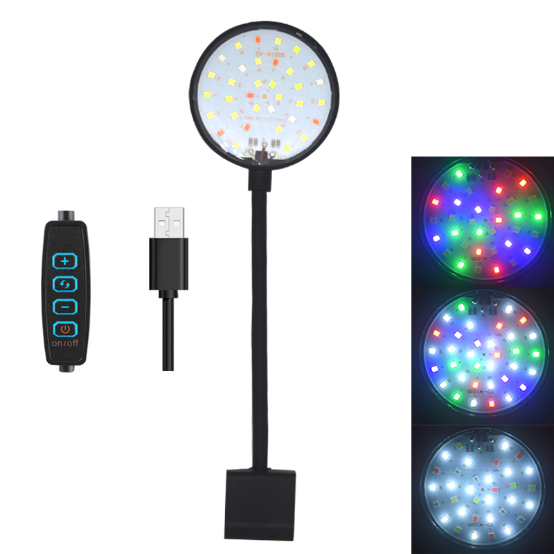Lámpara LED USB para acuario,  - Aquarium Plant Light Spectrum reseña y precio