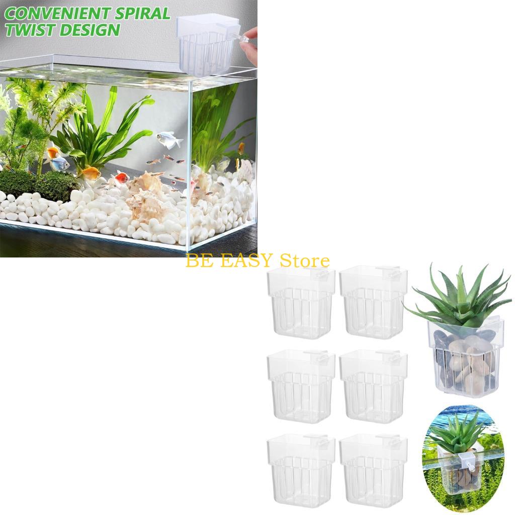 Macetero colgante hidropónico  - Aquarium Plant Holder reseña y precio