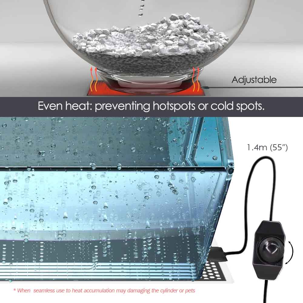 Estera térmica para reptiles d - Planted Aquarium Heater reseña y precio