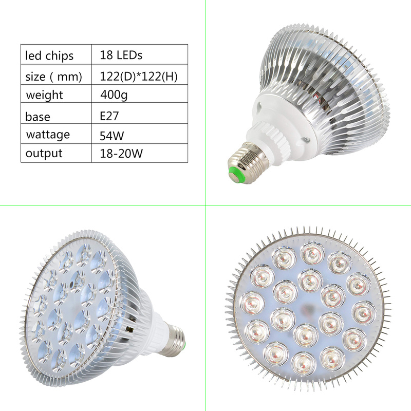 Bombilla LED E27 para cultivo  - Aquarium Plant Seeds reseña y precio