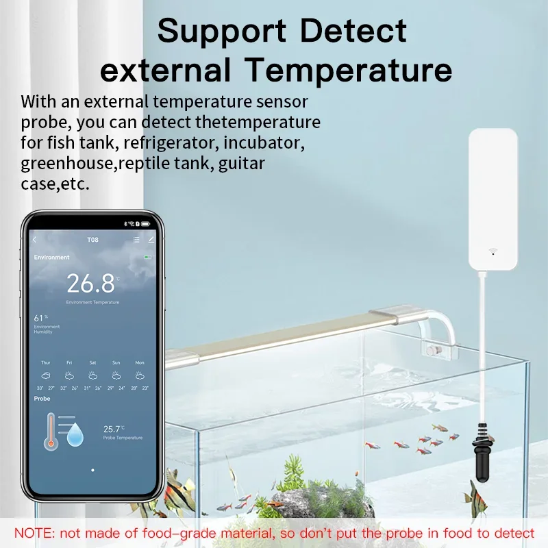 Sensor de temperatura y humeda - Aquarium Planting reseña y precio