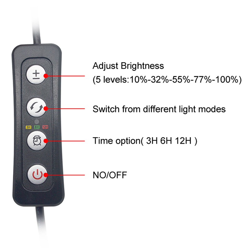 Luz LED para acuario para pece - Aquarium Planted Tank Light reseña y precio