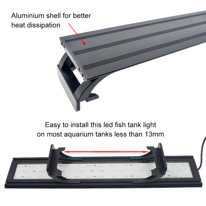 Luz LED para acuario para pece - Aquarium Planted Tank Light reseña y precio