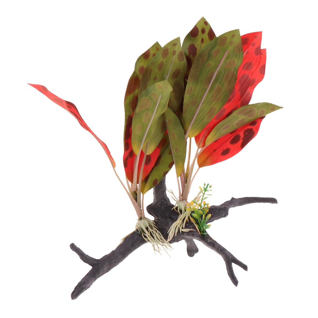 Terrario para reptiles, planta - Aquarium Plant Vine reseña y precio