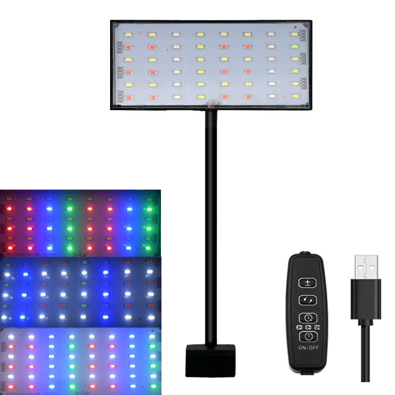 Lámpara LED de espectro comple - Aquarium Planted Tank Light reseña y precio