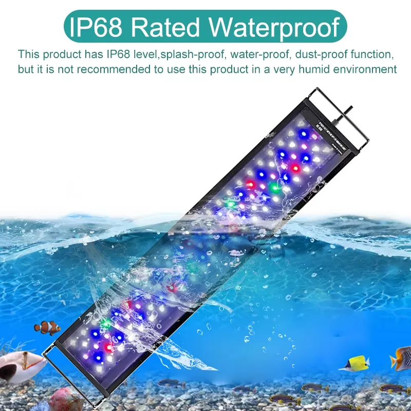 Lámpara LED para Acuario SIROK - Aquarium Planted Tank Light reseña y precio