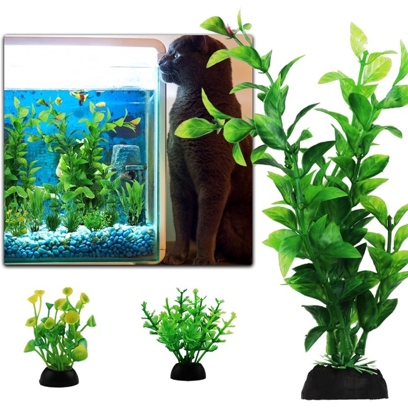 10 piezas/set de plantas artif - Aquarium Plant Vine reseña y precio