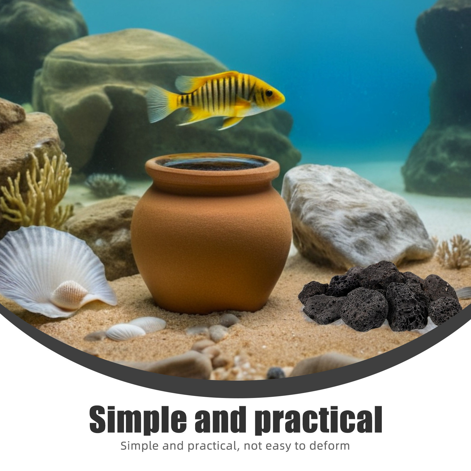 1 Paquete de Piedras Volcánica - Aquarium Planting reseña y precio
