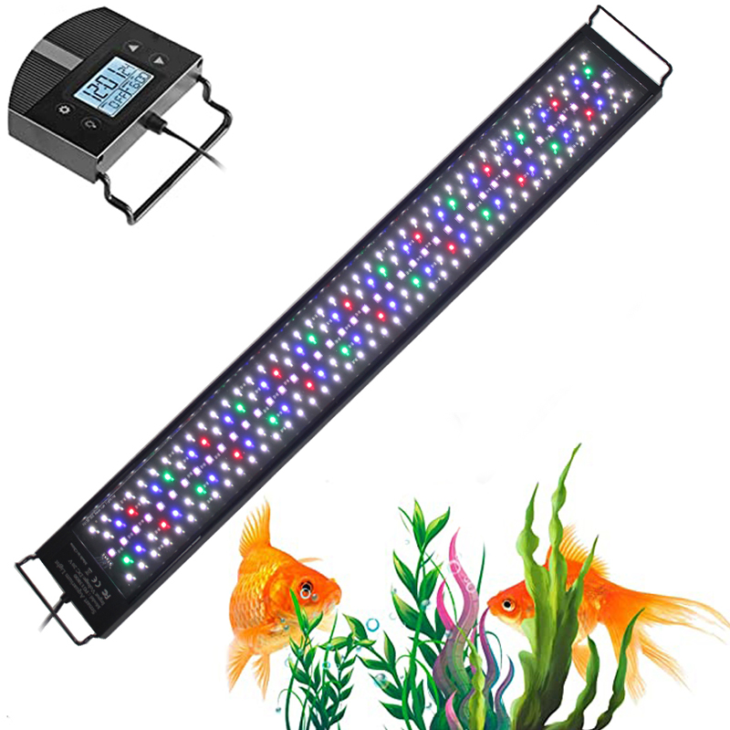 Luz LED programable de 8 color - Aquarium Plant Light Spectrum reseña y precio